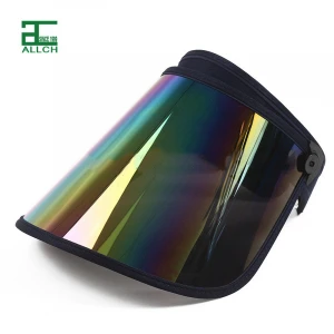 RTS Face Shield Protector Sun Visor Hat Cap UV Protection - Premium Adjustable Solar Headband UPF50 Hat for Hiking, Golf, Tennis