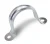 Import Saddle clip U pipe ohm buckle type iron sheet PVC pipe clip 100mm galvanized pipe clamp from China