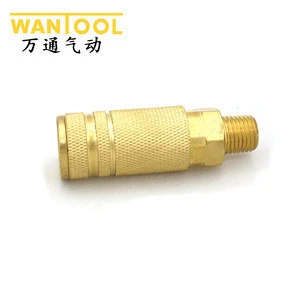 sale TAIZHOU 1/4 body L TYPE BRASS male QUICK COUPLER FOR SHAFT COUPLING