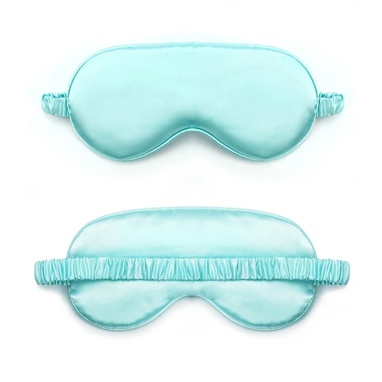 satin sleep eye mask with adjustable tangle-free strap