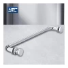 save space multifunction 304 stainless steel shower glass pull door handle with knob