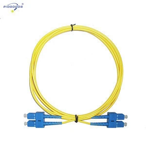 SC yellow boots YFOC fiber 0.9mm cable diameter fiber optic patch cord