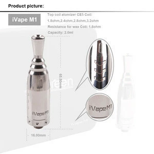 Screw In Drip Tips Clearomizer Electronic Cigarette Wax