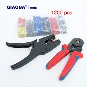 Self-adjusting crimping pliers wire stripping pliers sets tube multi functional cutting pliers hand crimper tool