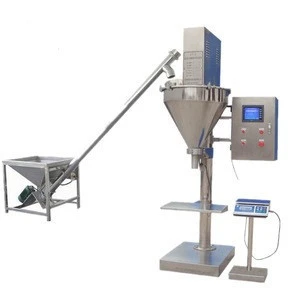 semi automatic power packing machine auger filler powder weighing filling machine for flour starch albumen powder