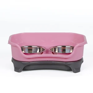 Separated layer Pet dog Spill proof dog bowl