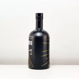 Shandong RSG Custom design Gin rum wine printed logo black empty Alcohol Tequila whiskey brandy liquor 750ml vodka glass bottle