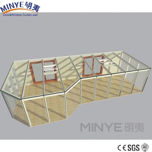 Shanghai Minye factory glass winter garden sunrooms