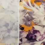 Shaoxing Textile High Quality 100% Rayon Floral Plain Soft Breathable Woven 100x80 Poplin Fabrics for Dress Clothing