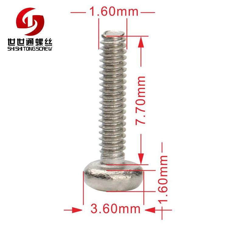 Shenzhen Shi Shi Tong Screw Factory Stainless Steel Raised Cheese Head Y-Type Tamper Proof Security Self Tapping Pan HD Screws