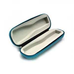 Shiny PU Leather Wireless MC Carry EVA Case Waterproof Custom Wireless Microphone Storage Case