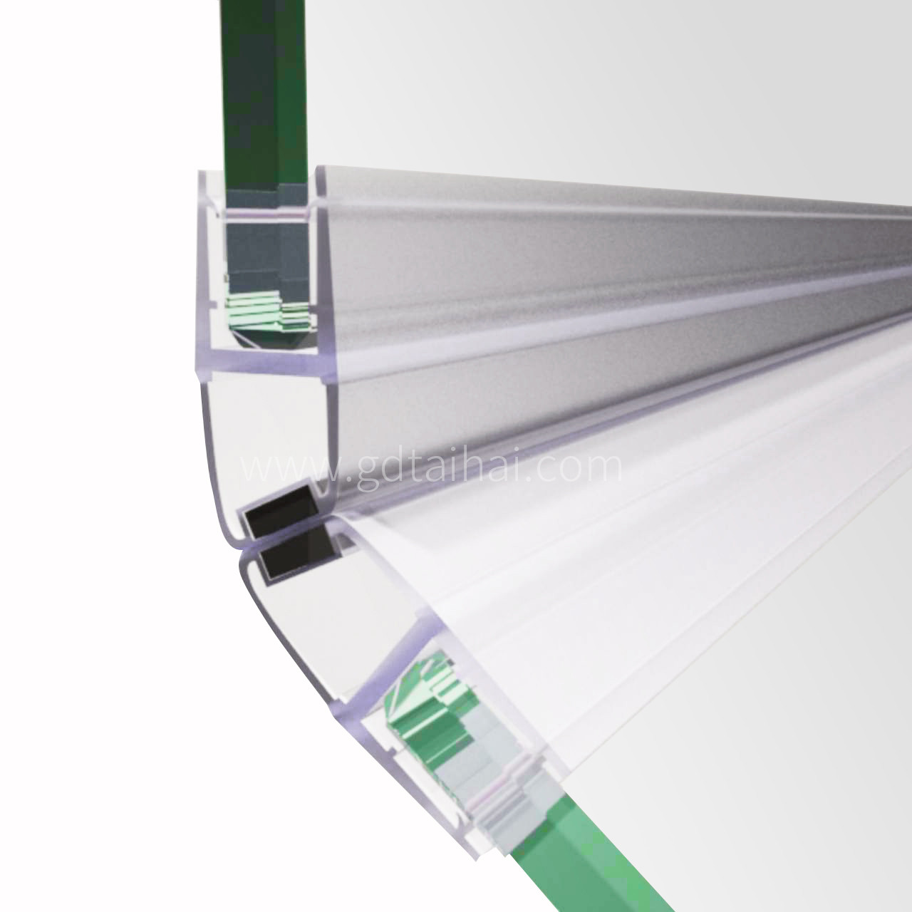 Buy Shower Room Glass Door Rubber Sealing Strip Waterproof Magnets ...