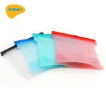 Silicone Fresh Bag for Fruits Vegetables Meat Preservation, Reusable Silicone Food Storage Bag