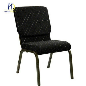 sillas navy blue banquet padded stackable church chair for theater