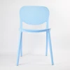 Simple cheap plastic stacking restaurant side chair back armchair