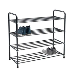 Simple home furniture metal shoe racks organizer shelf wholesale