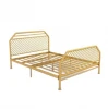 Simple Life Metal Platform Bed Frame with Two Headboards