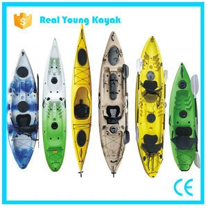 Single Fishing Speed Rowing Boats Sit on Top Touring Kayak
