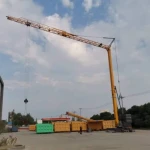 Small Wireless Remote Control Mobile Tower Crane Self Erecting Tower Crane 1ton 2ton