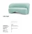 Import sofas furniture modern with novel design living room sofa from South Korea
