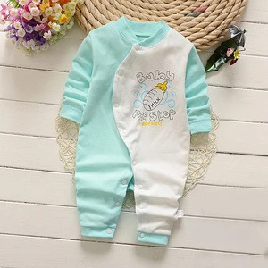 Soft organic baby romper set 1 year old baby clothes