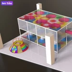 soft paly area netting indoor playground children amusement park equipment
