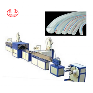 Soft pvc flexible pipe making machine / garden hose production line manufacturer