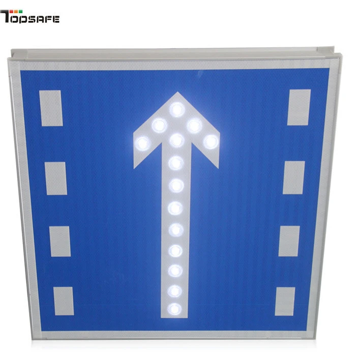 Solar led traffic signs, stop , road warning signs with CE