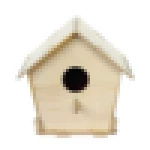 Solid wood swallow bird with breeding bird nest box wooden outdoor eaves