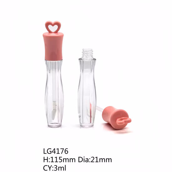 Import Eml Pack LG4178 Blowing Bottle Lip Gloss Empty Packaging 8ml ABS Bottle Lip Oil Container for Glue Key Chain Lipgloss Empty Case from China