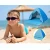 Import Special sale fully automatic 2 seconds speed open beach shade tent from China