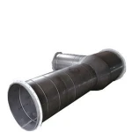 spiral ventilation pipe stainless steel air duct for inlet air conditioner parts