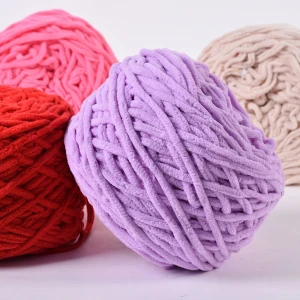 Spot wholesale small ice sliver winter crocheted shoes line hand knitting blanket scarf line yarn