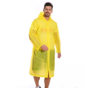 SPWE- 1268 Best quality adult long rain ponchos EVA raincoat