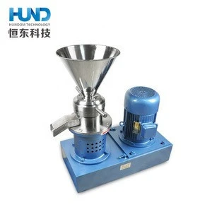 SS 304 316 industrial groundnut garlic paste making machine/fruit and vegetable grinding colloid mill