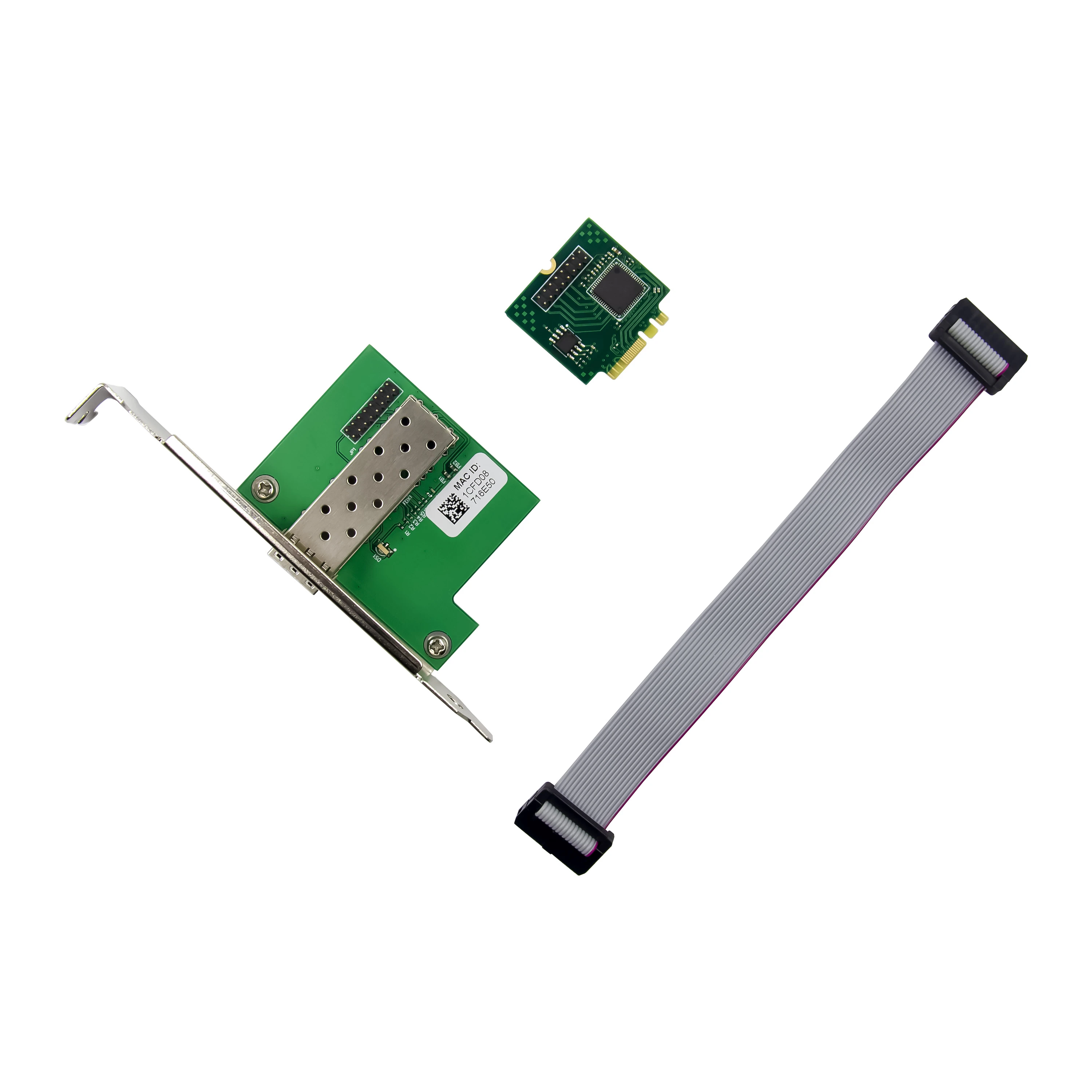 ST7249 M.2 A+E Mini PCIe Single Port SFP Gigabit Ethernet fiber Adapter Card