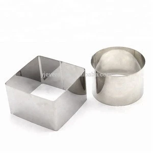 Stainless Steel High Quality 4 pcs Cake& Cookie&Pasta Mold/Cutter Baking Tools