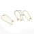 Import Stainless Steel Kidney Ear Wire Hooks Hoop Earrings Findings Beading Hoops Components for Jewelry Earrings Making from China