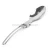 Import Stainless steel outdoor camping tableware dinnerware 3pcs knife fork spoon folding spork from China