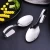 Import Stainless steel seafood spoon cafeteria hot pot supplies hotel tableware seafood spoon sushi creative hook spoon from Pakistan