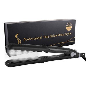 Steam Iron with Private label flat iron for Argan oil steam hair straightener 2018 innovative product for homes