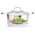 Import Steamer Basket Stainless Steel Vegetable Steamer Basket Folding Steamer Expandable to Fit Various Size Pot from China