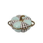 Stoneware Pumpkin Cocotte  Ceramic Dutch Ovens & Braisers