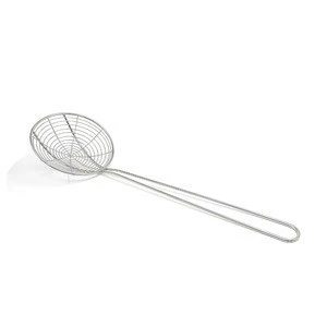 Strainer Colander Spoon,Solid Stainless Steel Spider Strainer Skimmer Ladle for Cooking and Frying