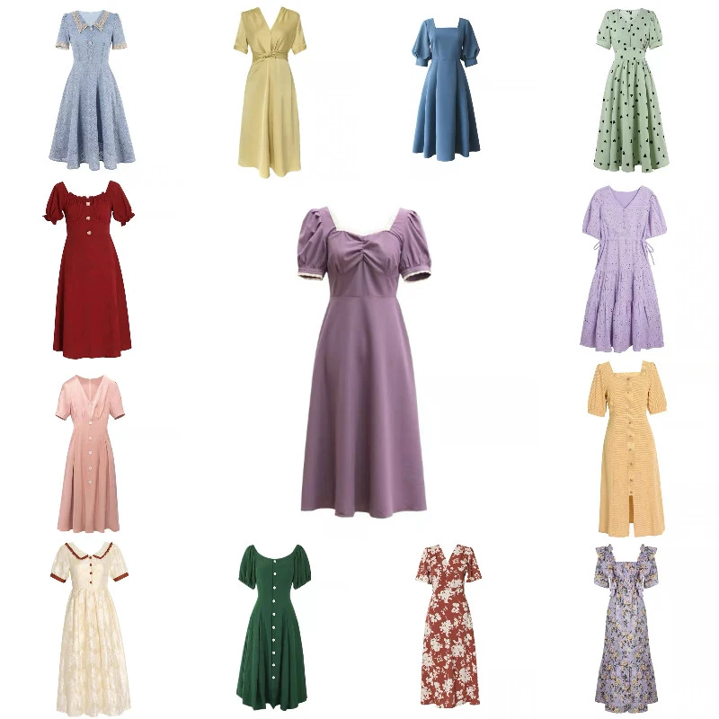 Summer new girls dress ladies casual dress professional factory for sale