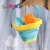 Import Summer outdoor floding silicone bucket beach sand toy set from China