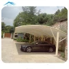 Sun shelter garage steel frame tent carport membrane structure architecture car parking tent