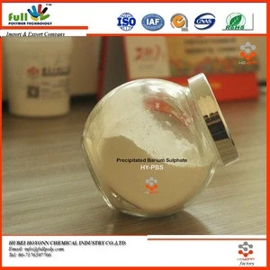 Superfine whiteness precipitated barium sulphate used for high gloss powder coating
