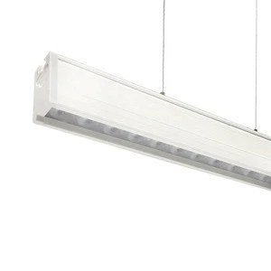supermarket 4ft 30w hanging or recessed high bay fixtures aluminum lens pendant led linear light