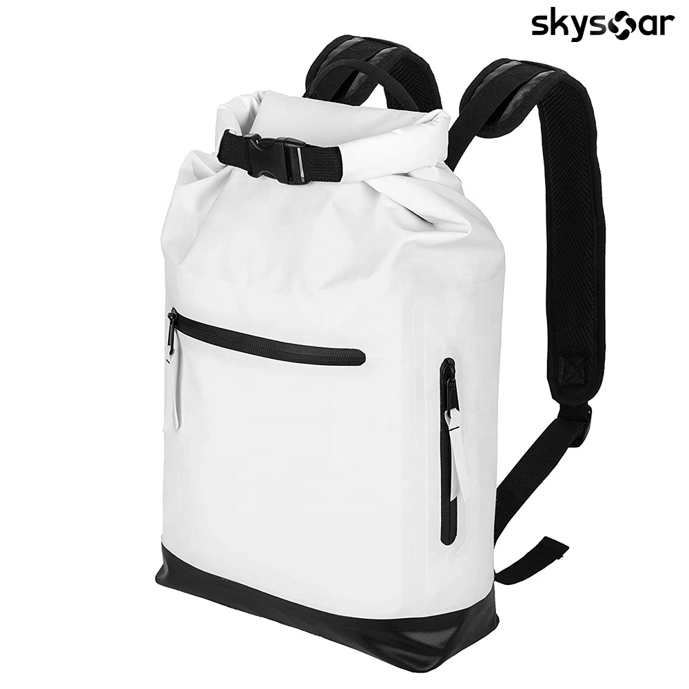 Supplier PVC Tarpaulin Customized Logo Roll Top Outdoor Sport Camping Beach Swim Bike Traveling Dry Bag Waterproof Backpack